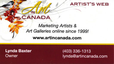 Art in Canada 2010 Business Card