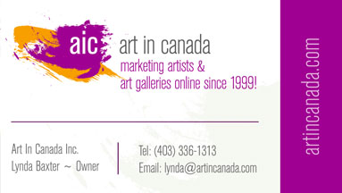 Art In Canada 2019 Business Card